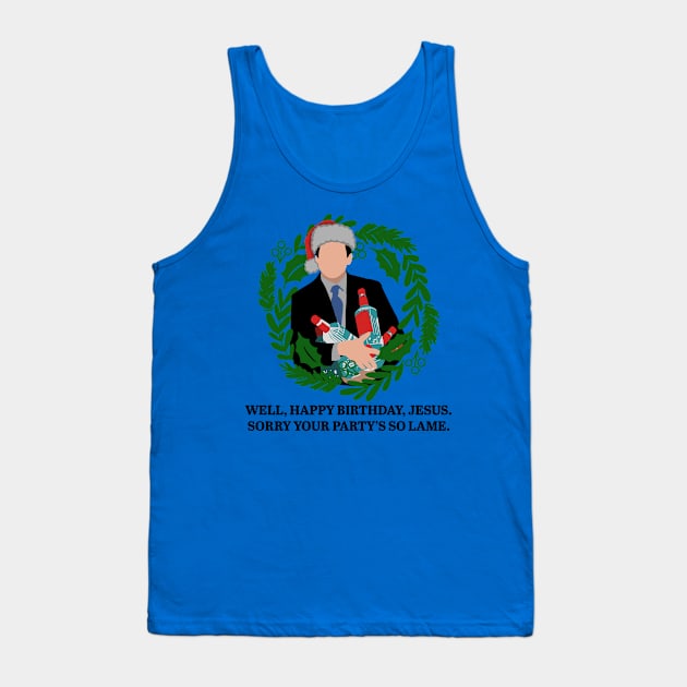 The office Christmas Tank Top by taheldesigns